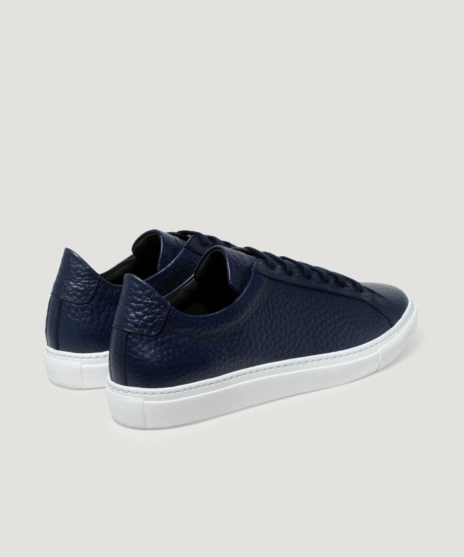 Kaleido sneaker grained kalfsleer donkerblauw - Image 4