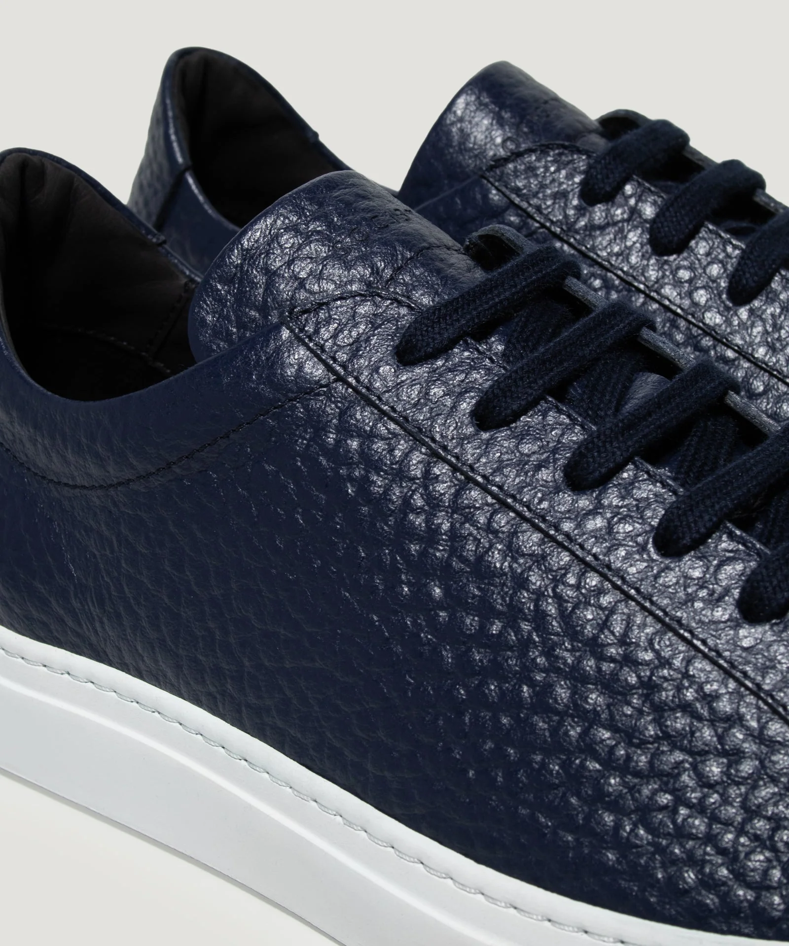Kaleido sneaker grained kalfsleer donkerblauw - Image 5