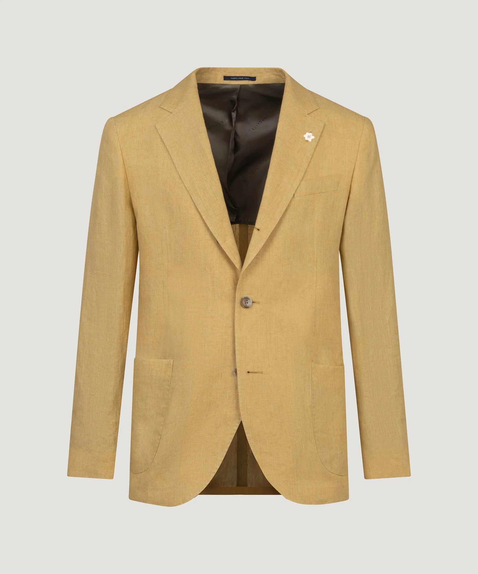 Pak met shorts linnen botergeel - Image 3