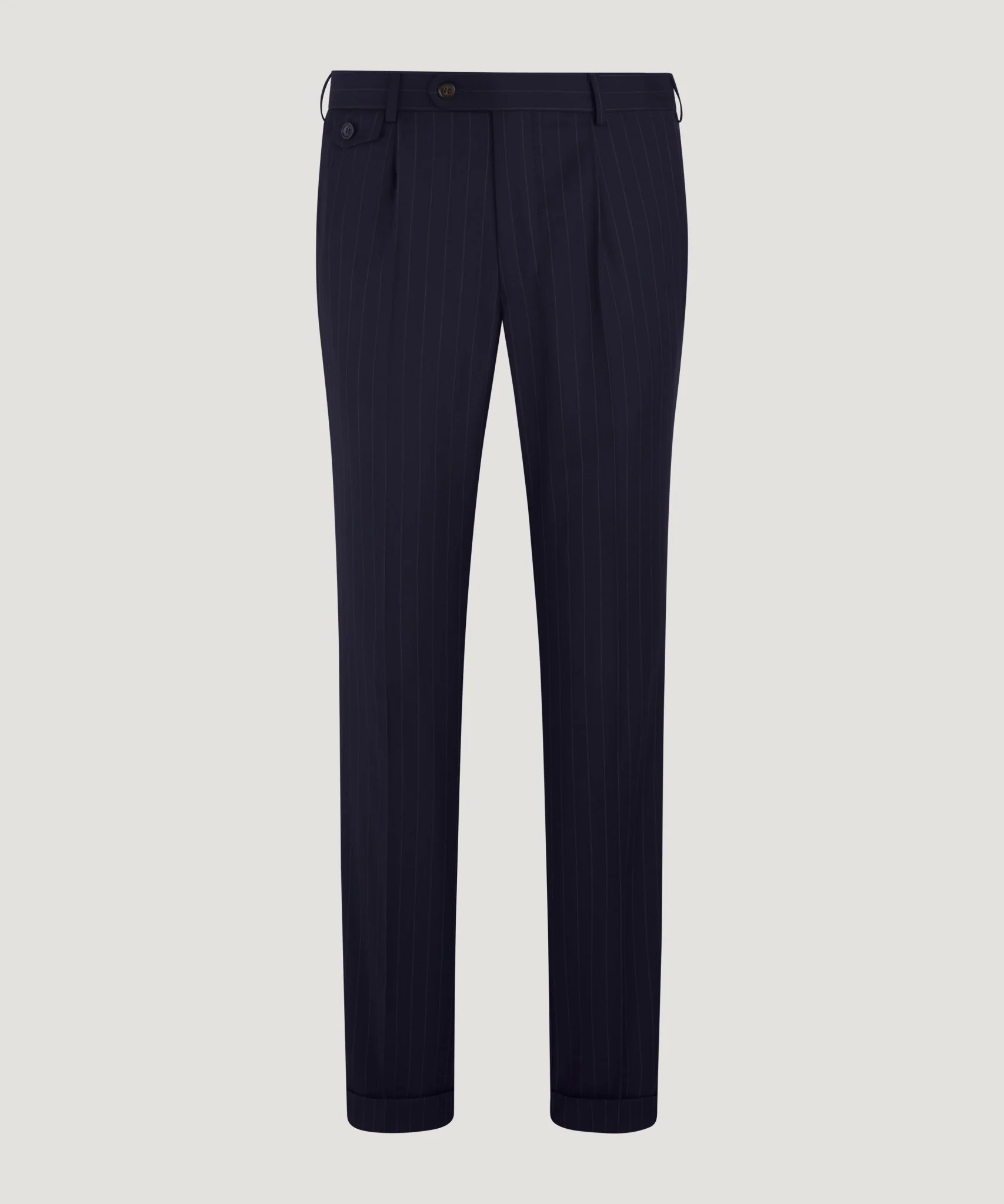 Pak wol blauw gestreept - Image 7