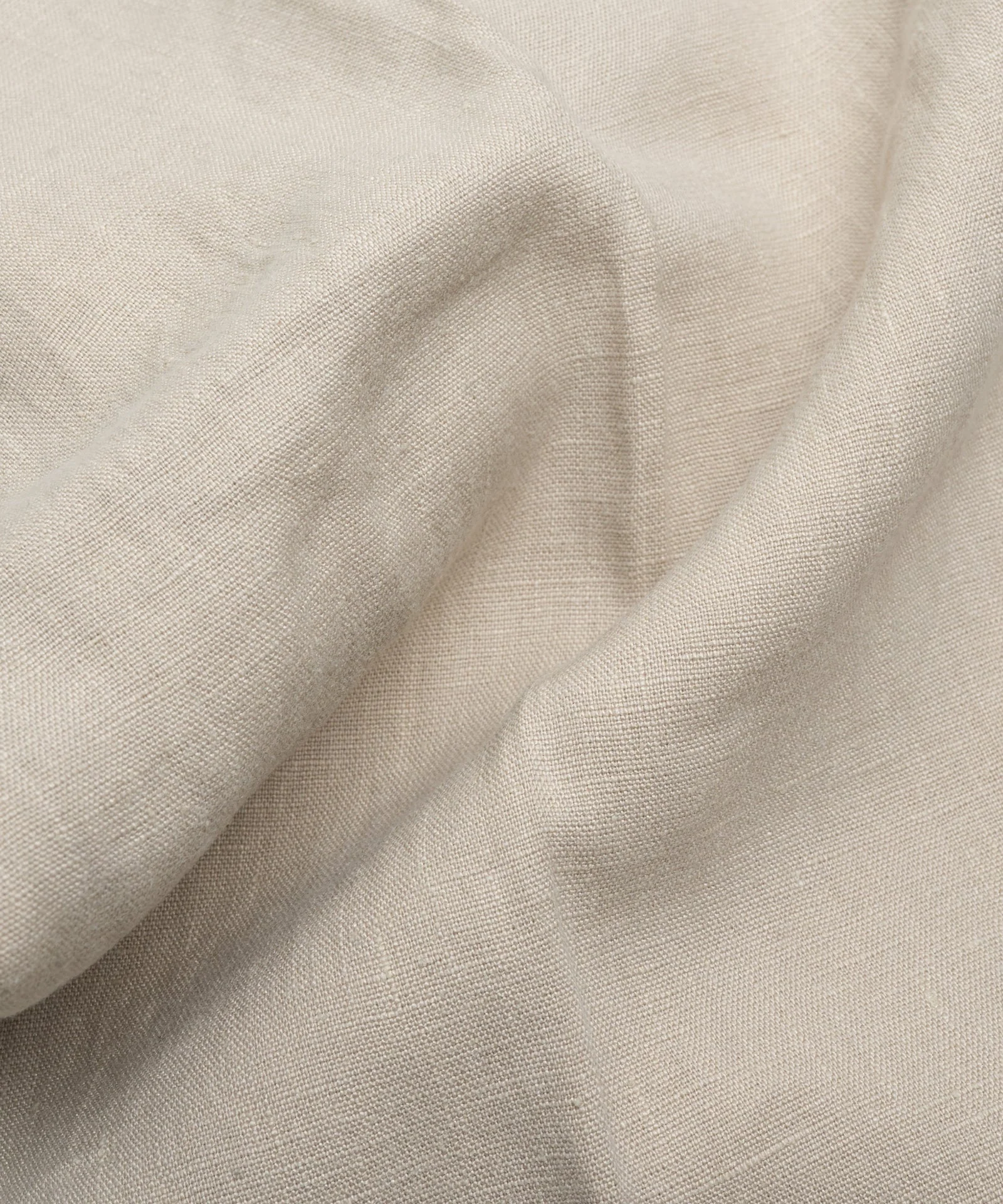 Pantalon gewassen linnen beige - Image 3