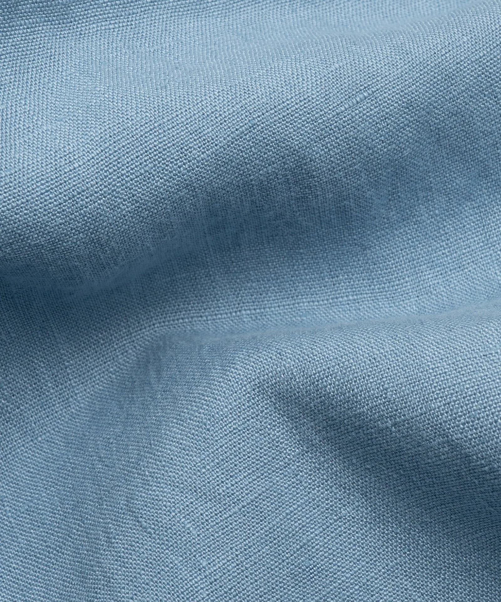 Pantalon gewassen linnen lichtblauw - Image 3