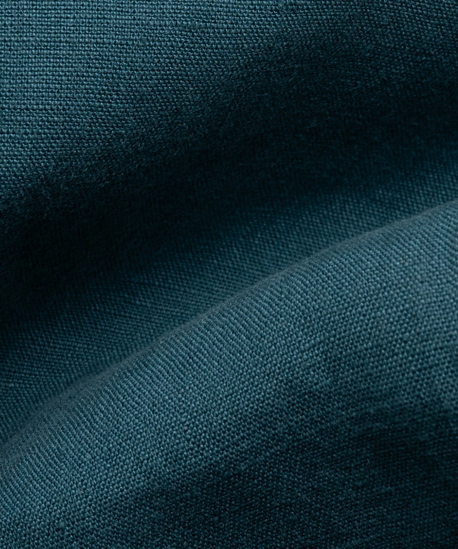 Pantalon gewassen linnen petrol - Image 5