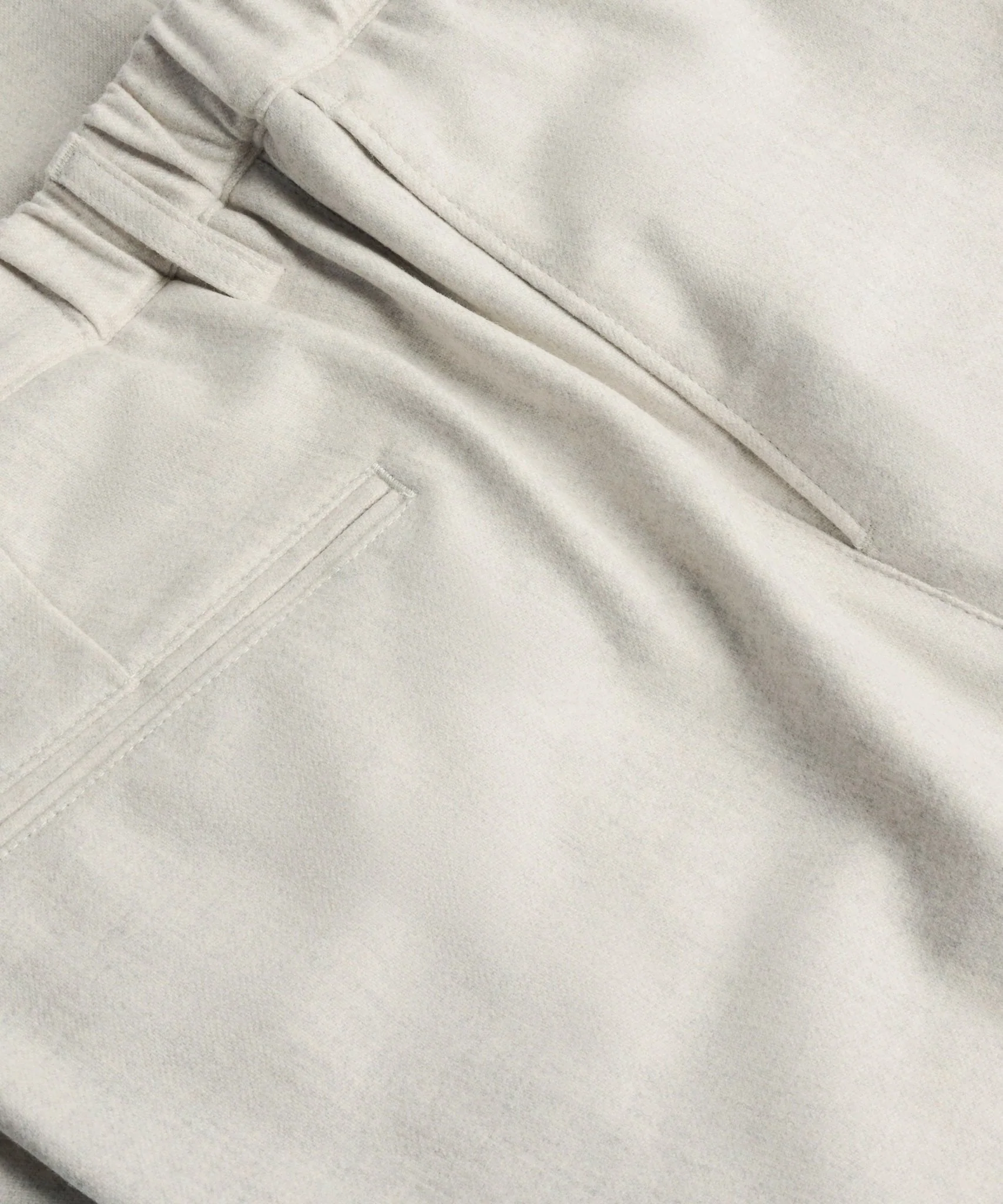 Pleated pantalon wol lichtgrijs - Image 2