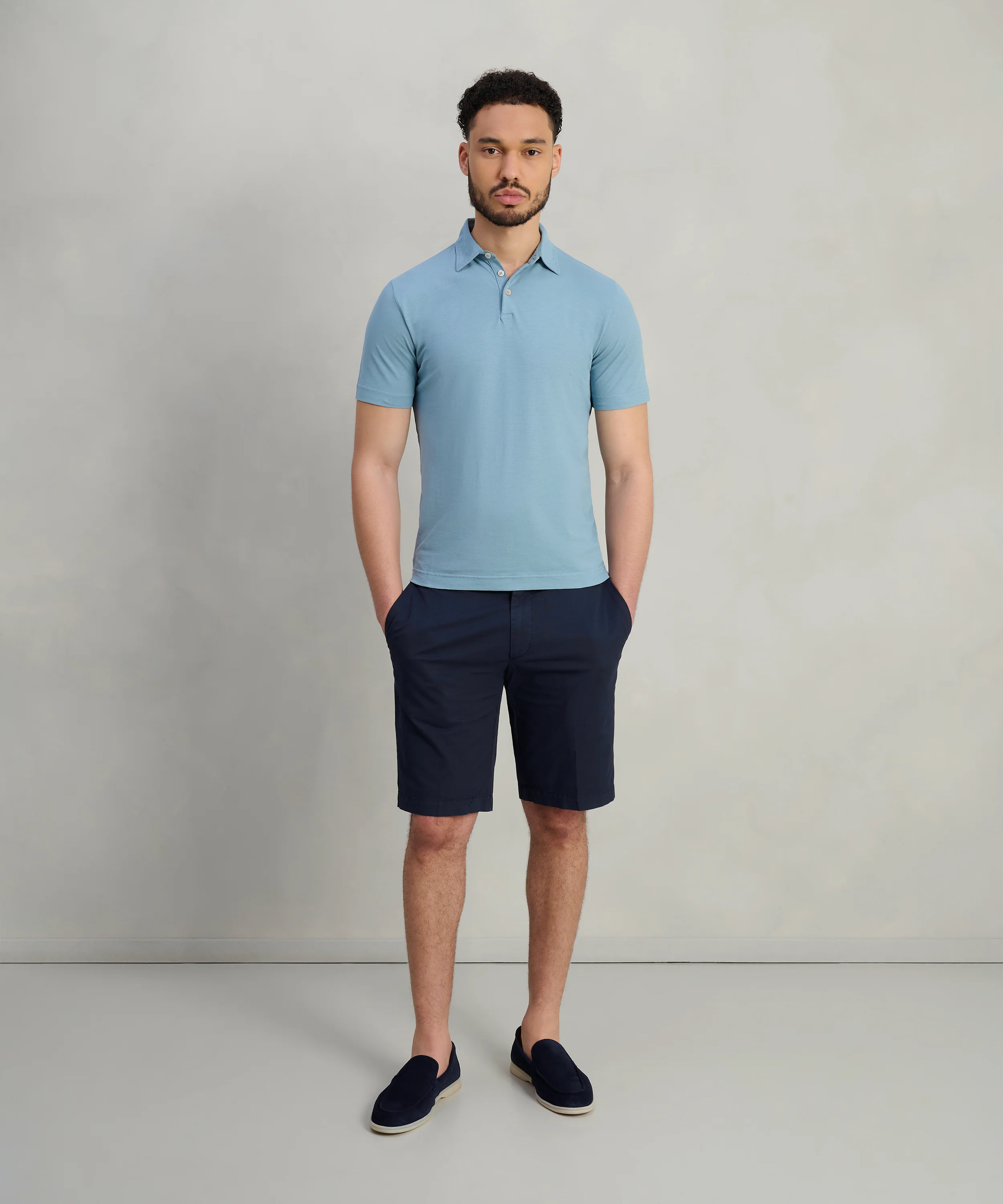 Polo Cool Cotton lichtblauw - Image 2