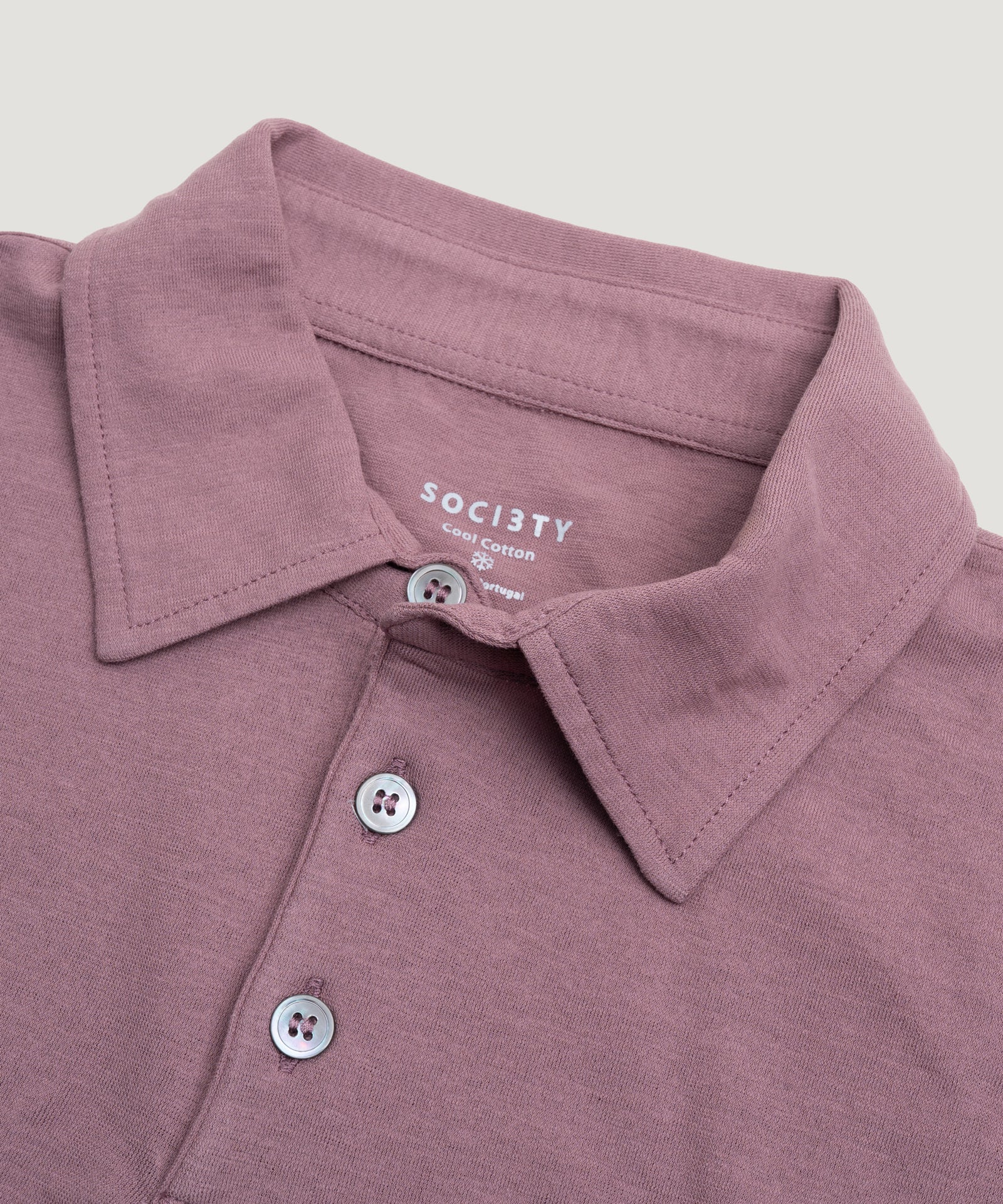 Polo Cool Cotton mauve - Image 2