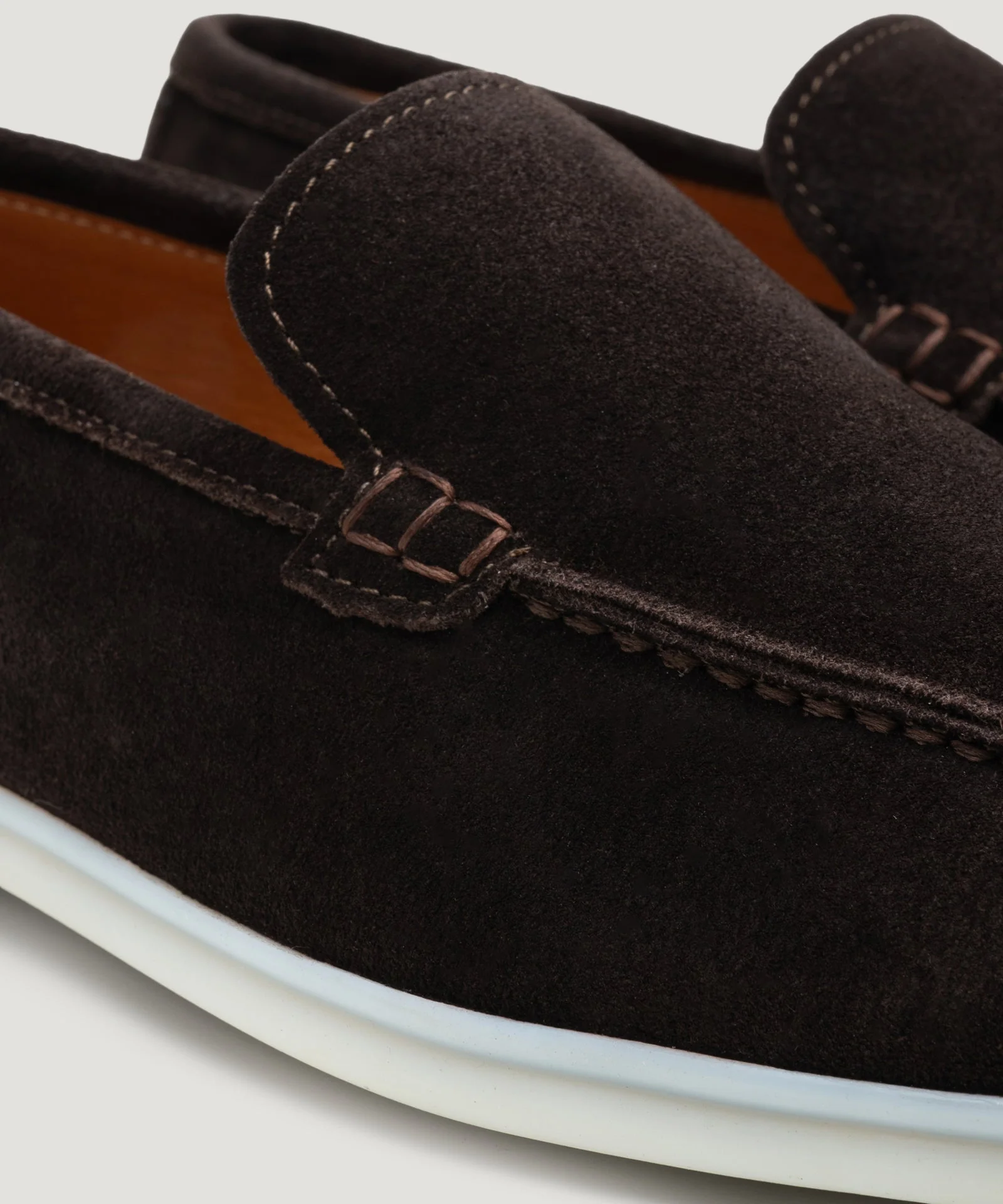 Summer Loafer suède donkerbruin - Image 4
