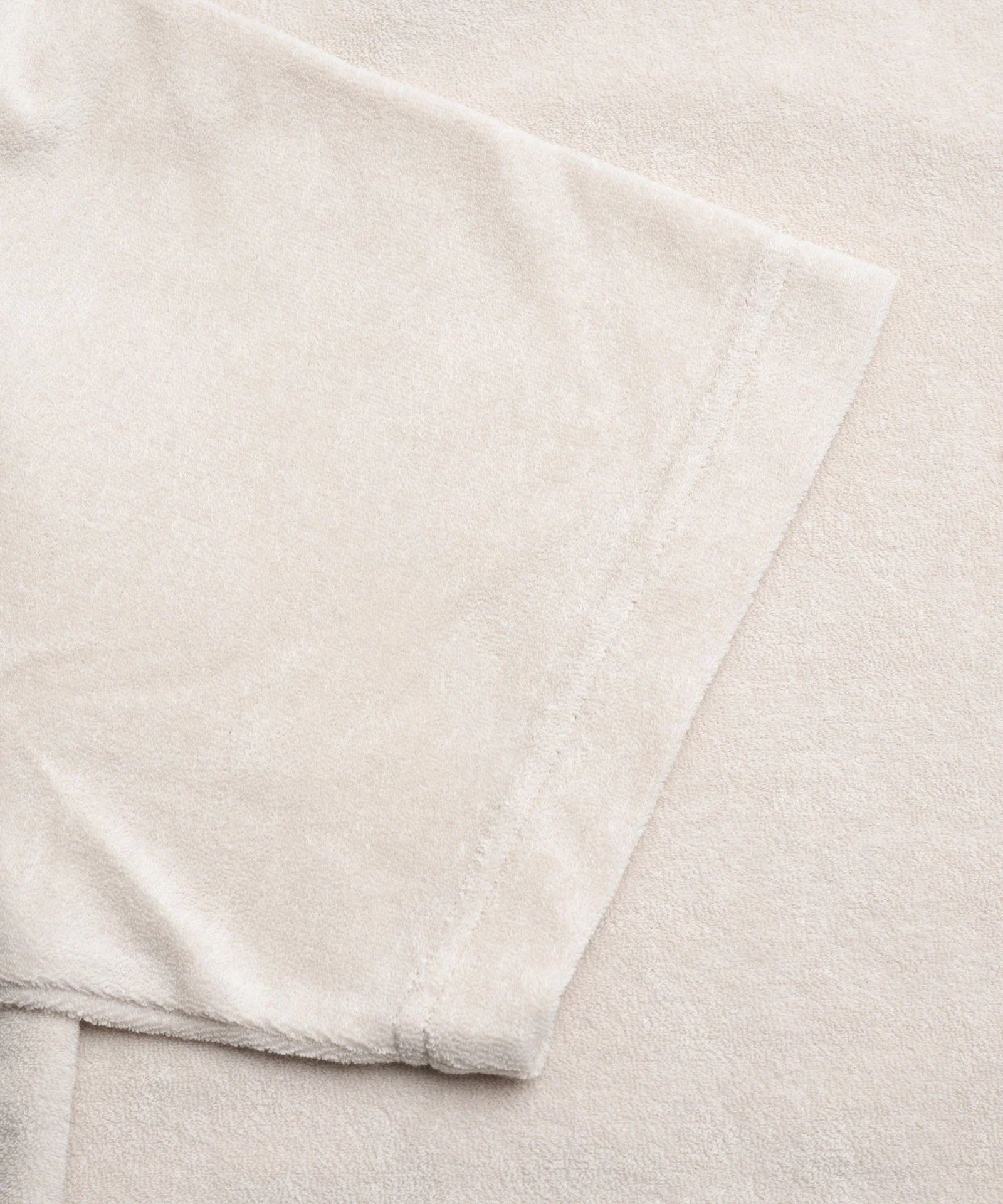 T-shirt katoen French terry beige - Image 3