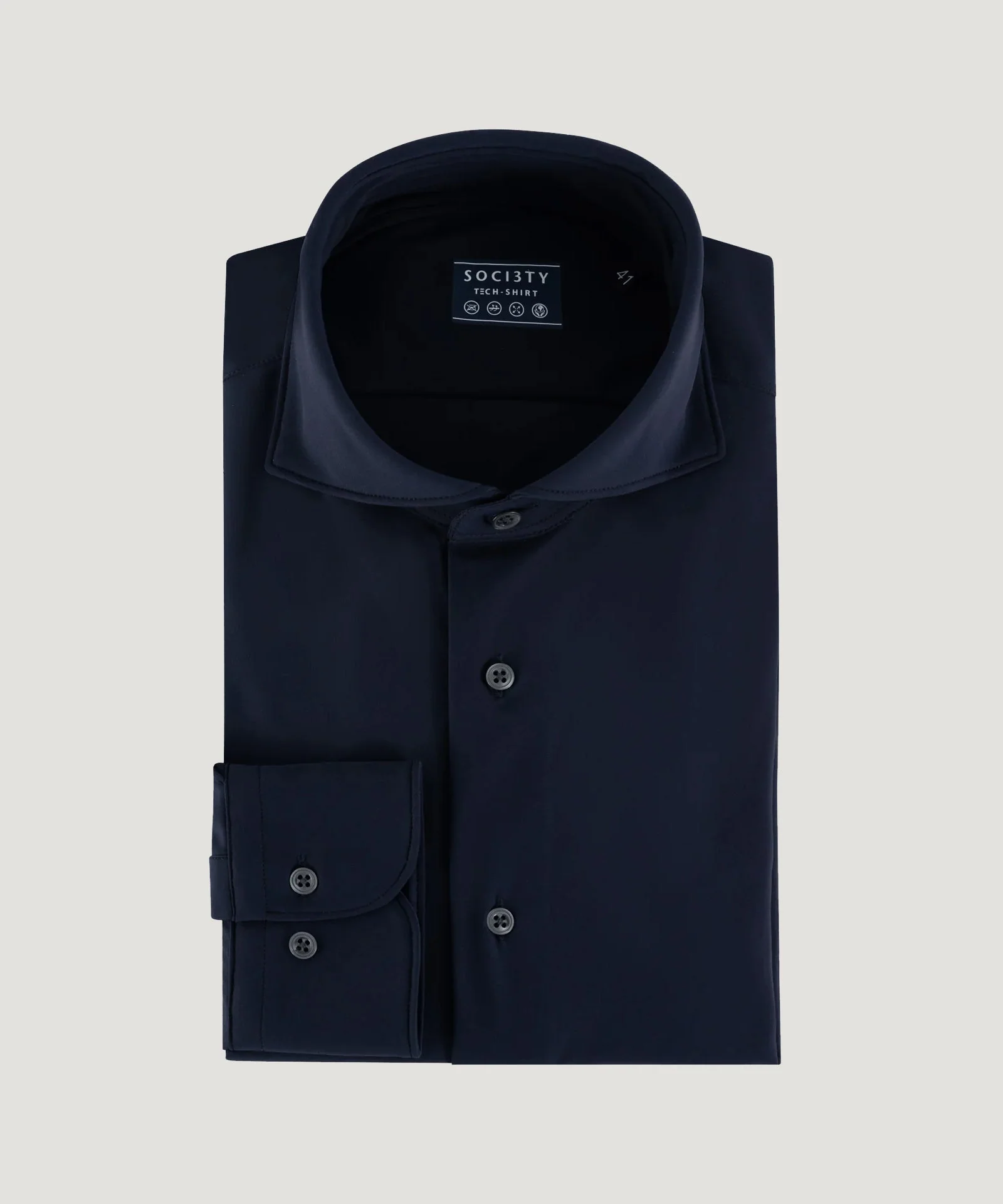 Tech-shirt donkerblauw