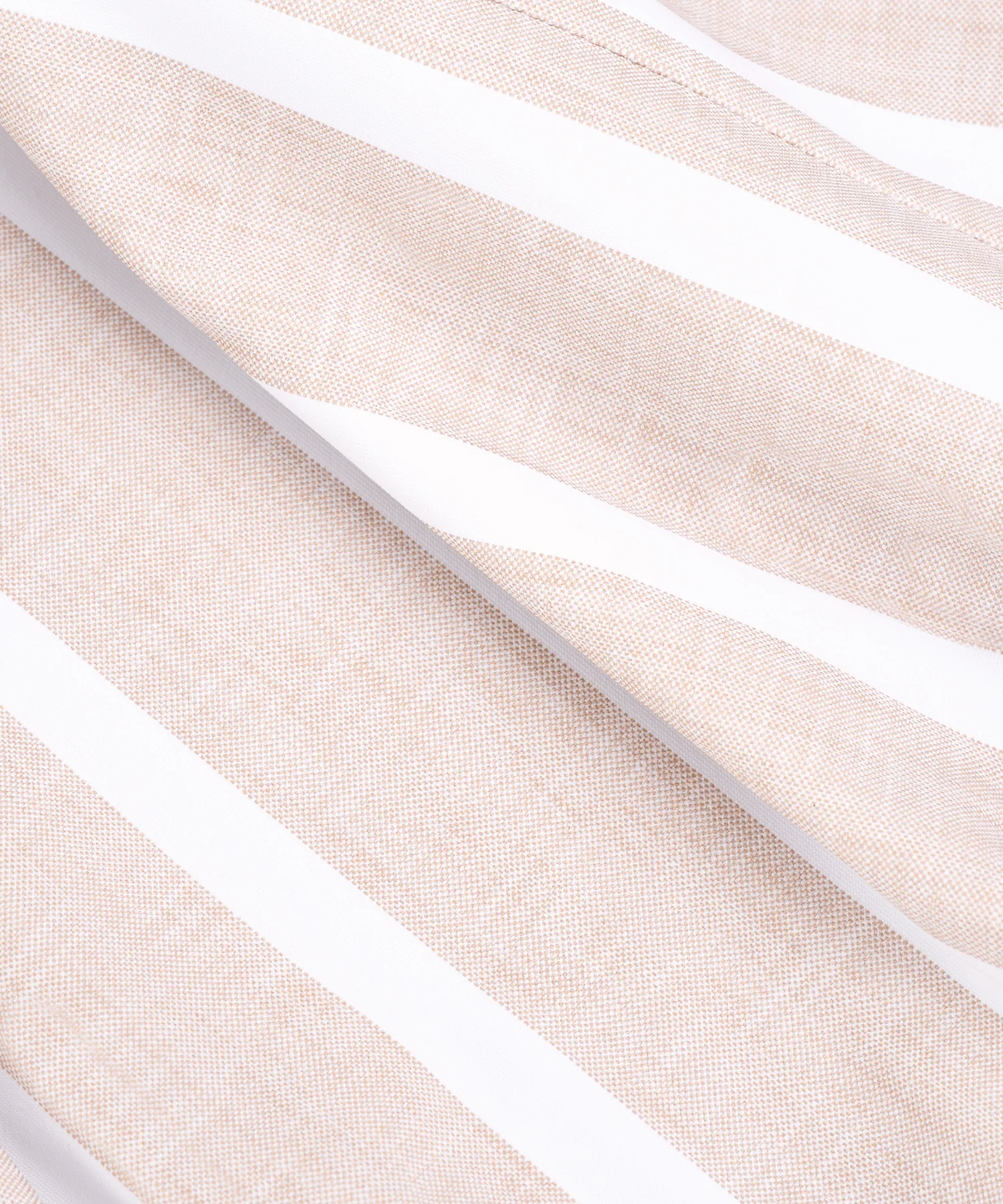 Overhemd techfabric wit/taupe gestreept - Image 7