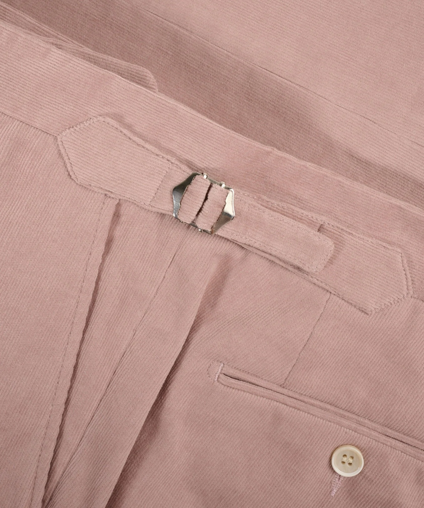 Pantalon katoen corduroy stretch roze - Image 6