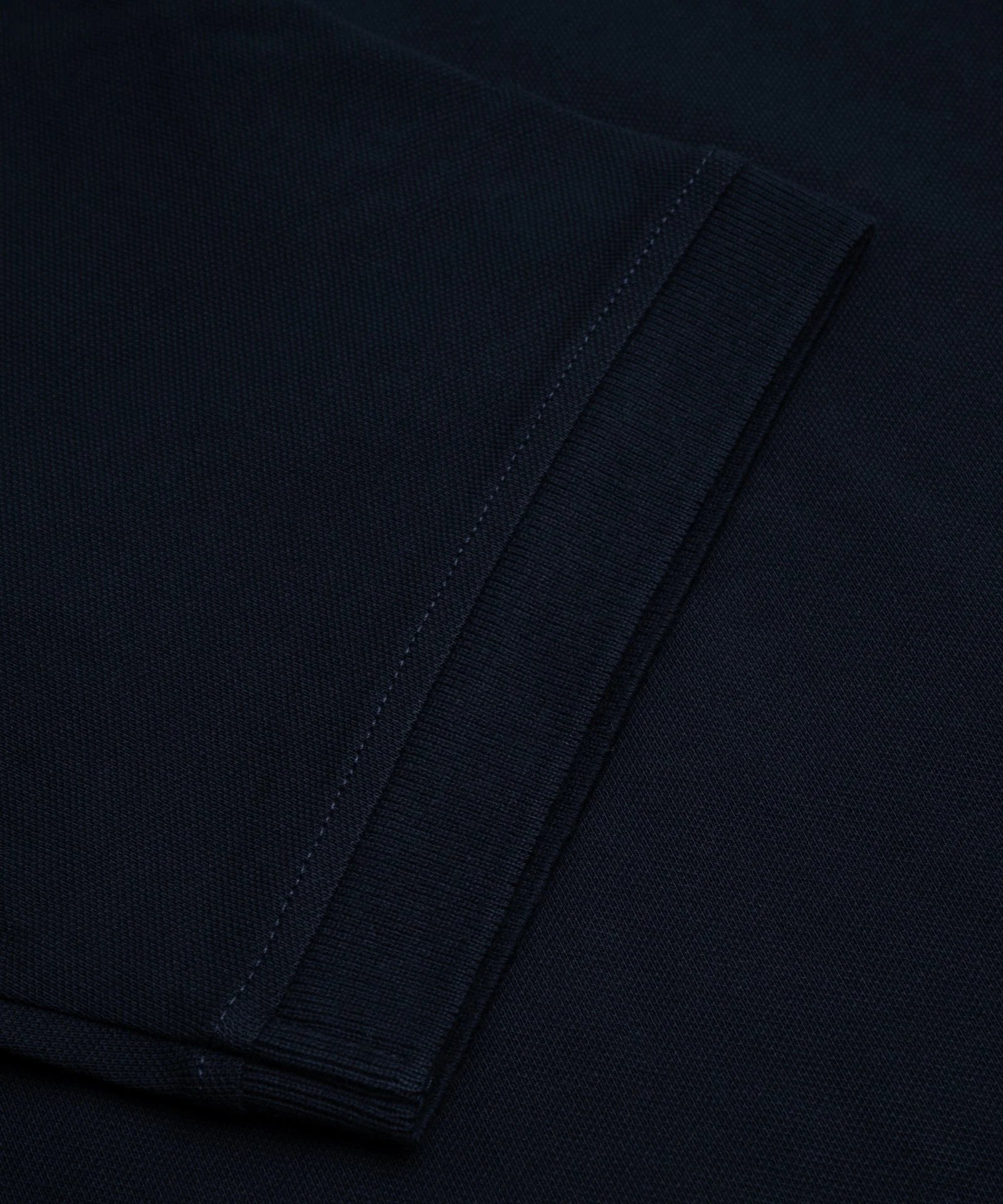 Polo piqué stretch donkerblauw - Image 3