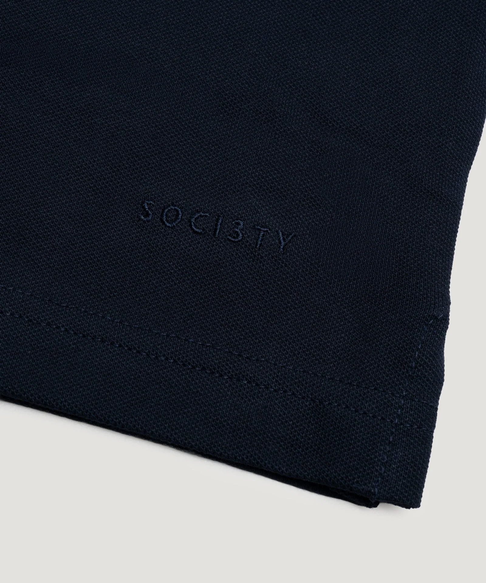 Polo piqué stretch donkerblauw - Image 4