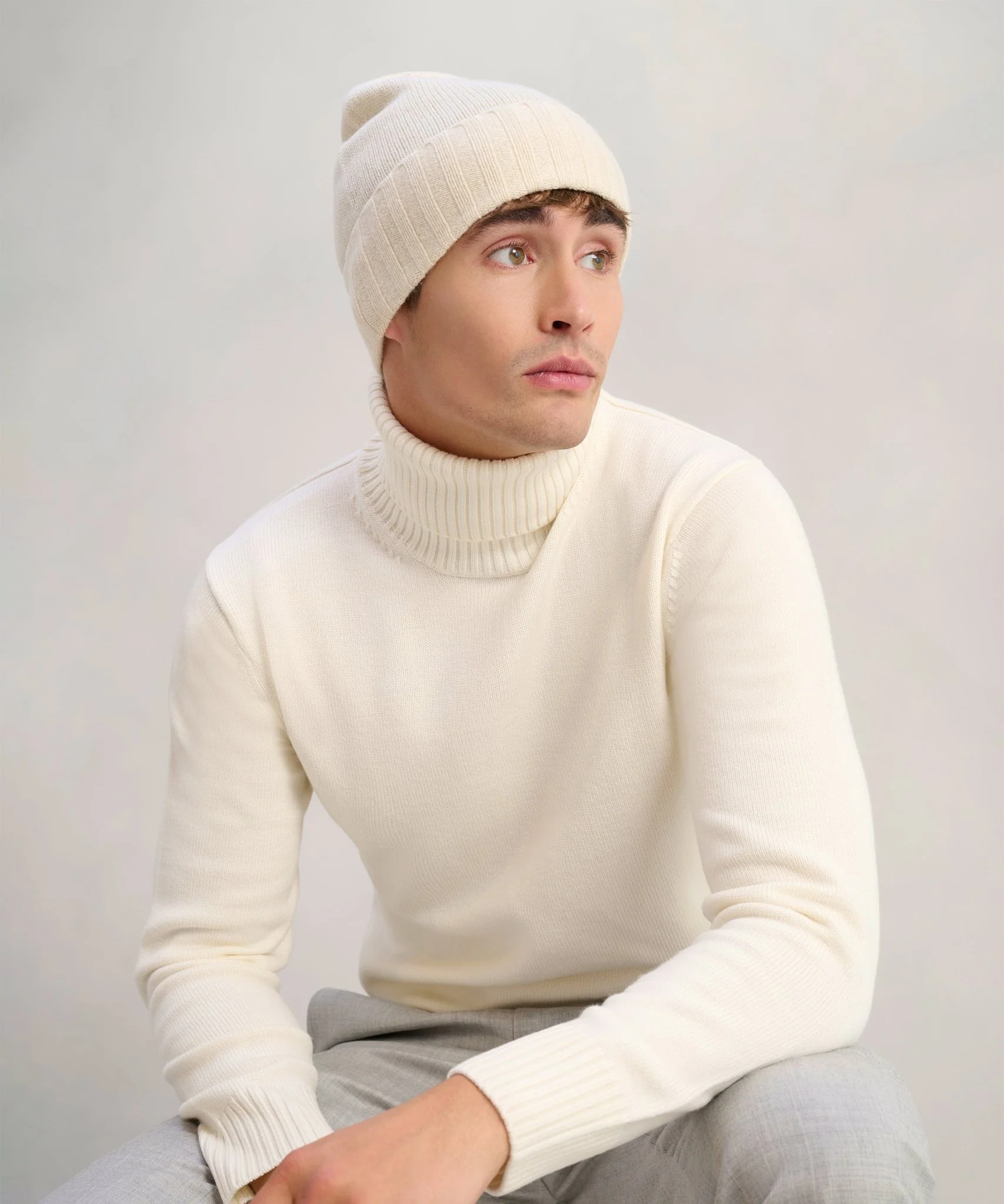 Muts kasjmier off-white - Image 2