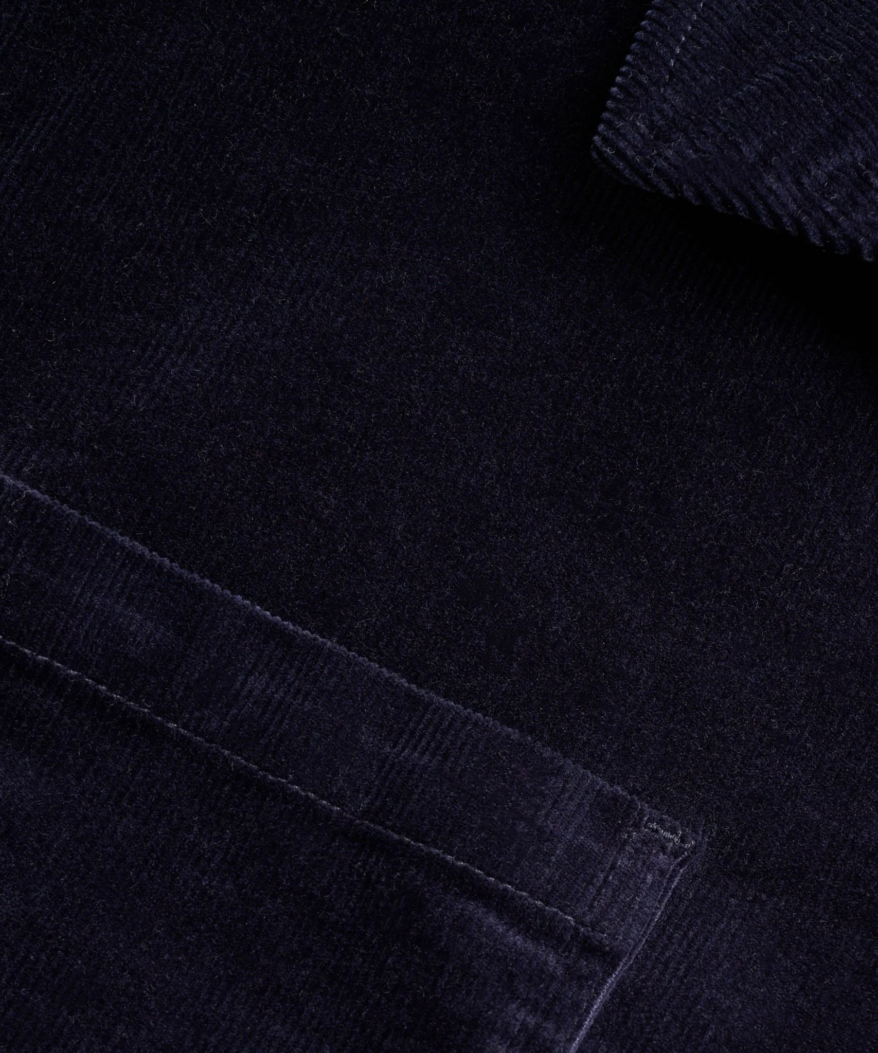Overshirt gewassen corduroy donkerblauw - Image 6