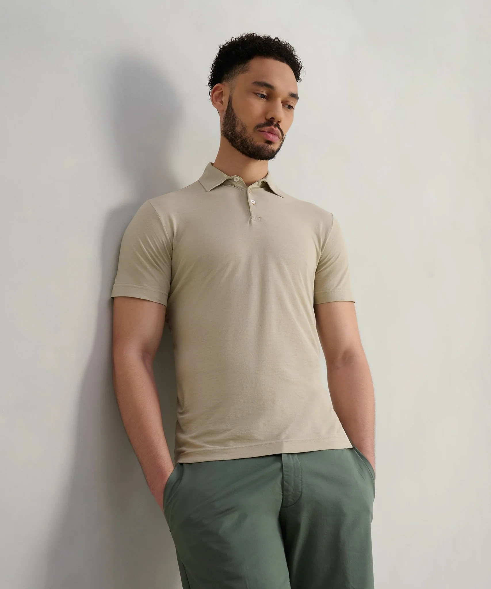Polo Cool Cotton beige - Image 3