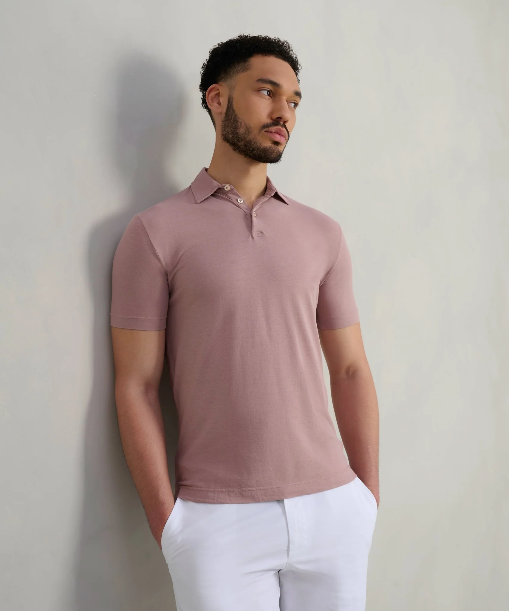 Polo Cool Cotton roze - Image 3