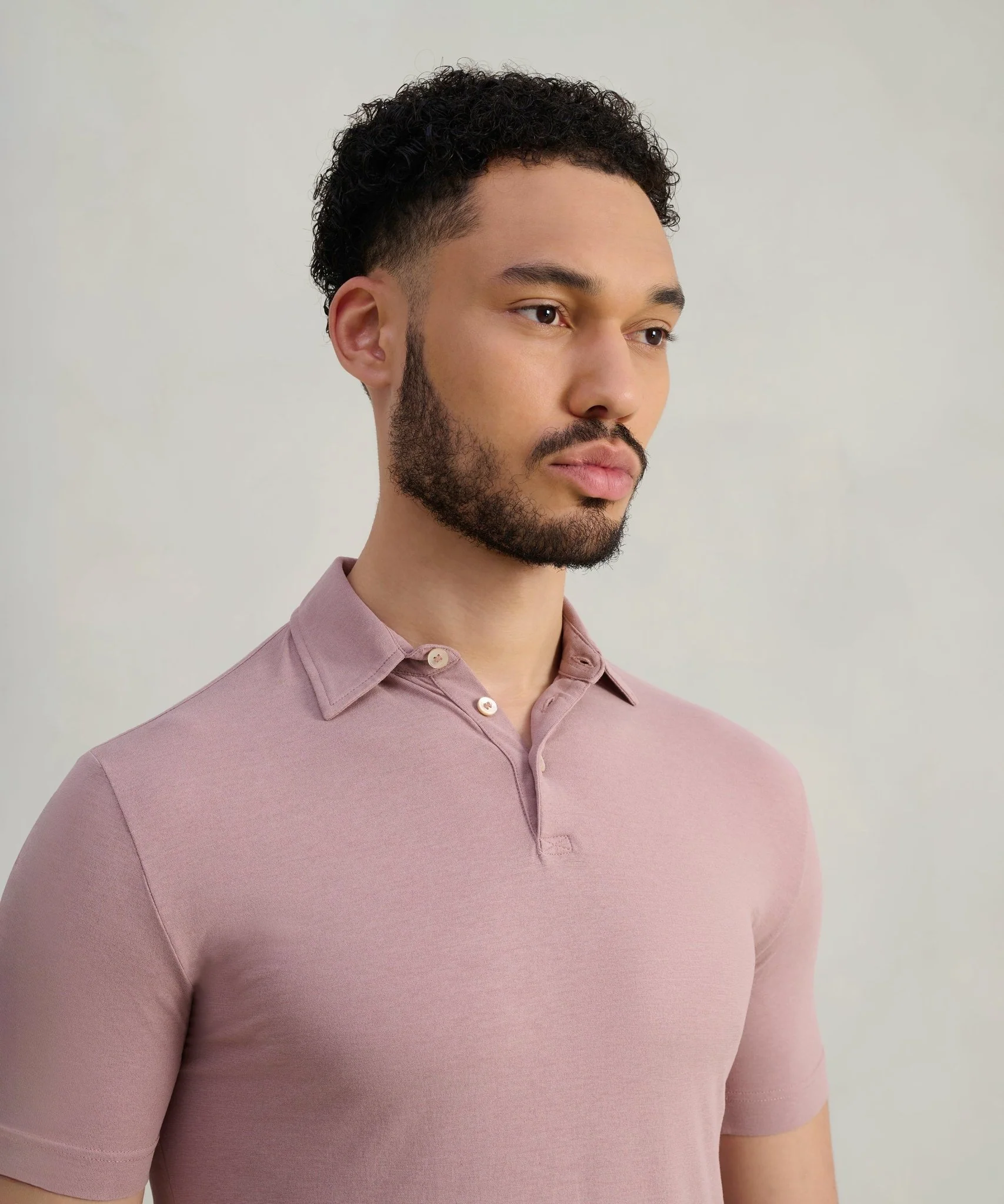 Polo Cool Cotton roze - Image 4