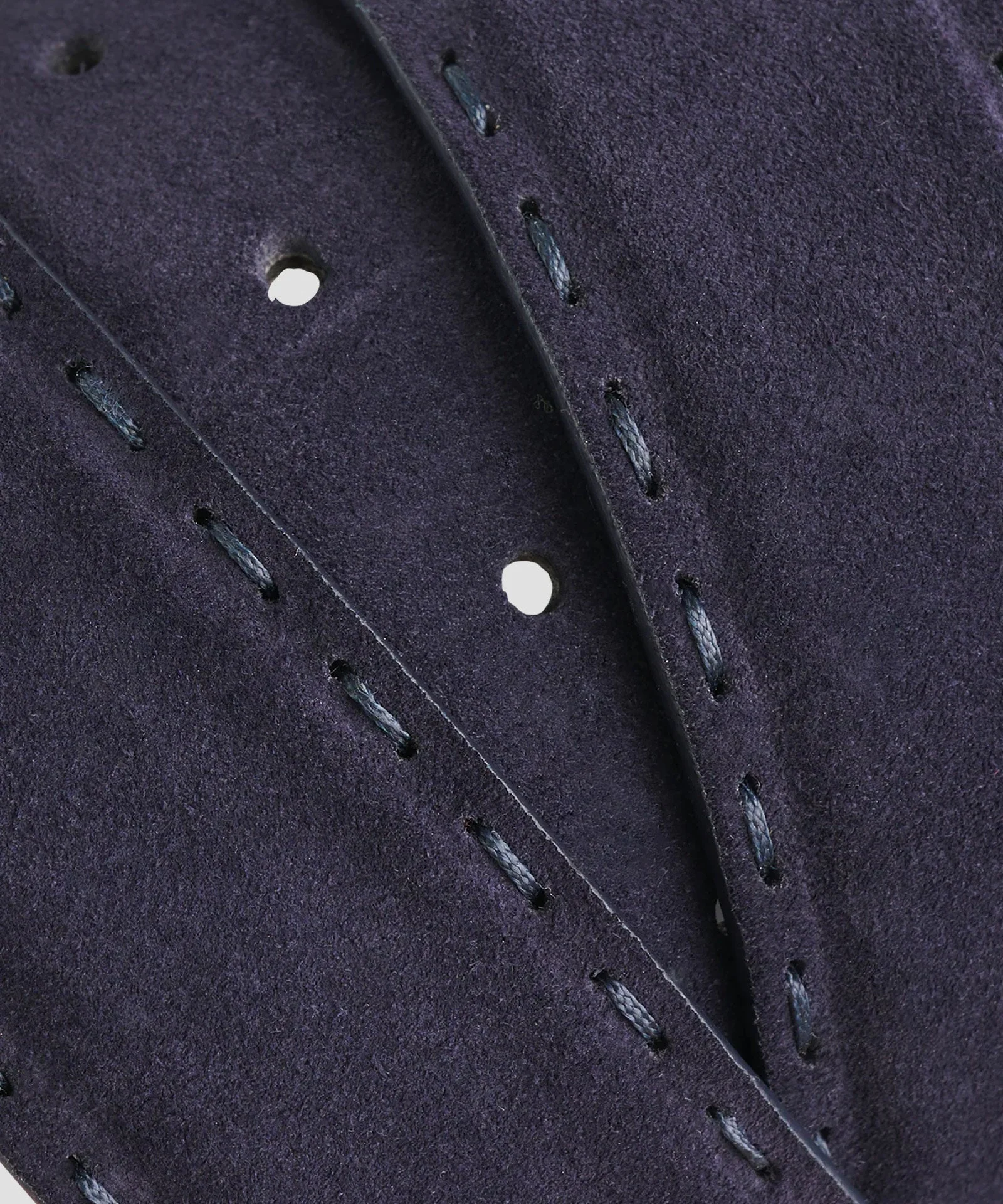 Riem suède donkerblauw - Image 3