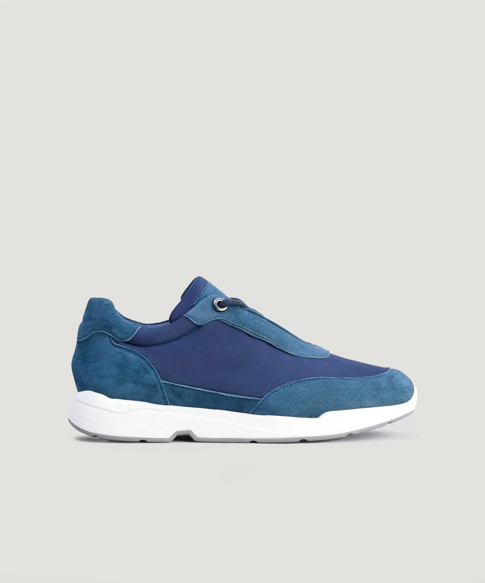 Runner suède/microfiber blauw
