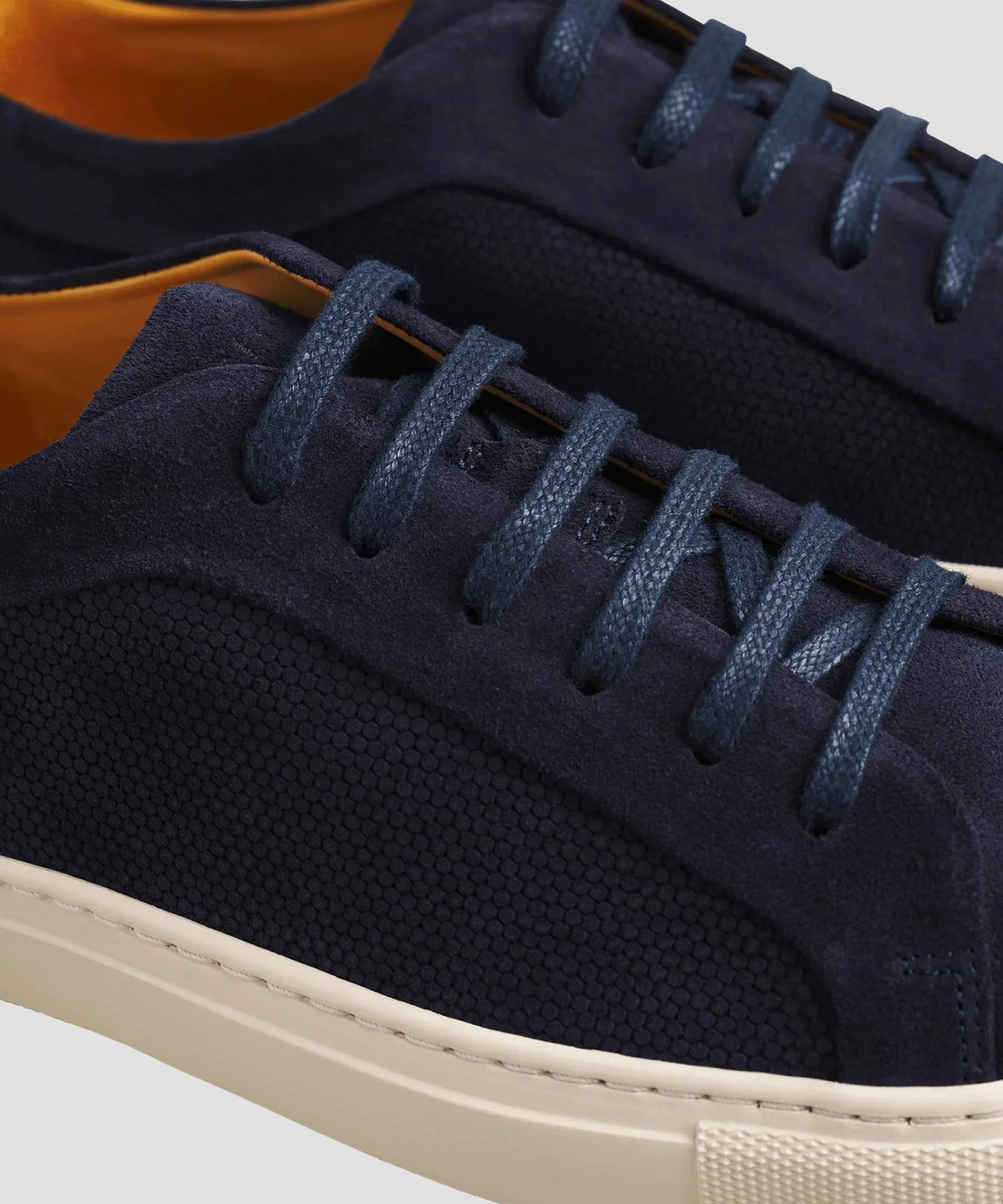 Sneaker suède donkerblauw - Image 3