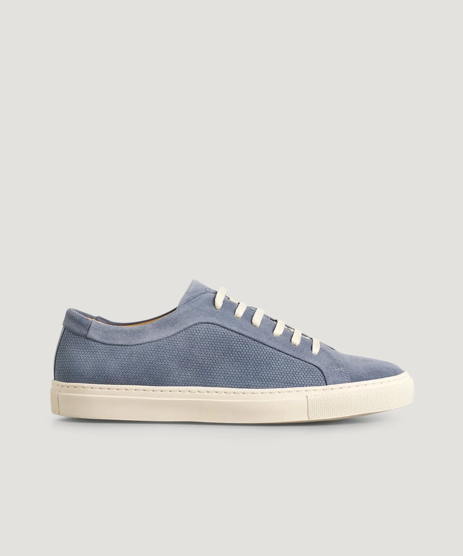 Sneaker suède lichtblauw