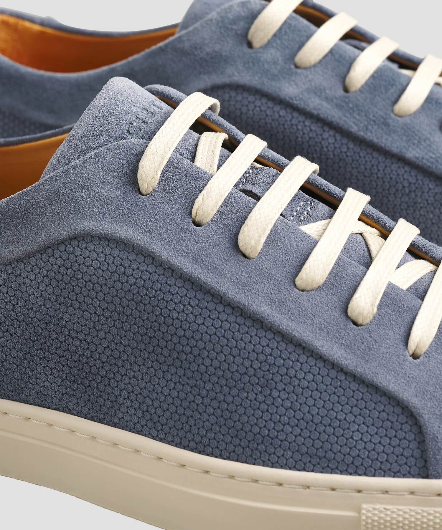 Sneaker suède lichtblauw - Image 3