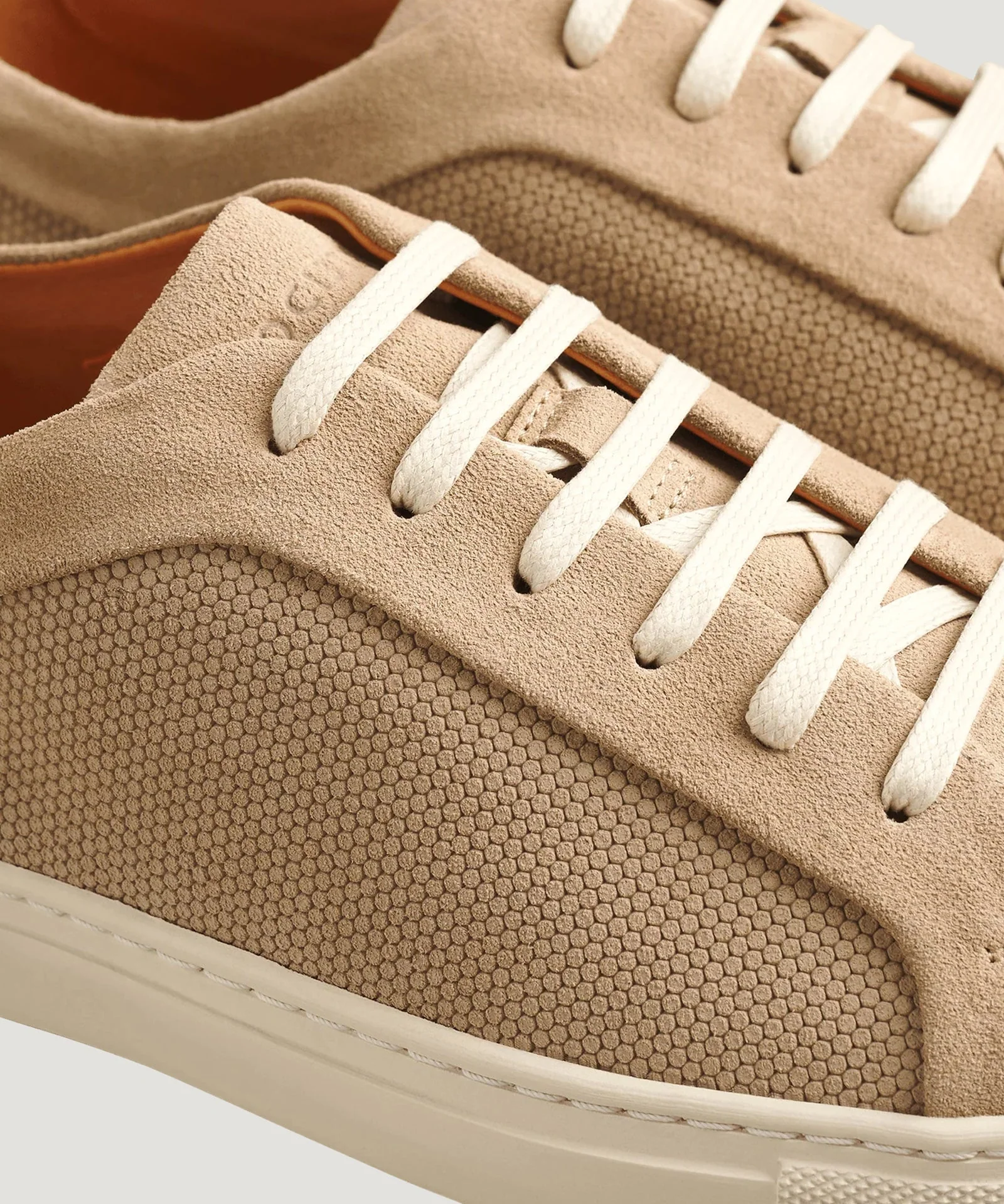 Sneaker suède lichtbruin - Image 3