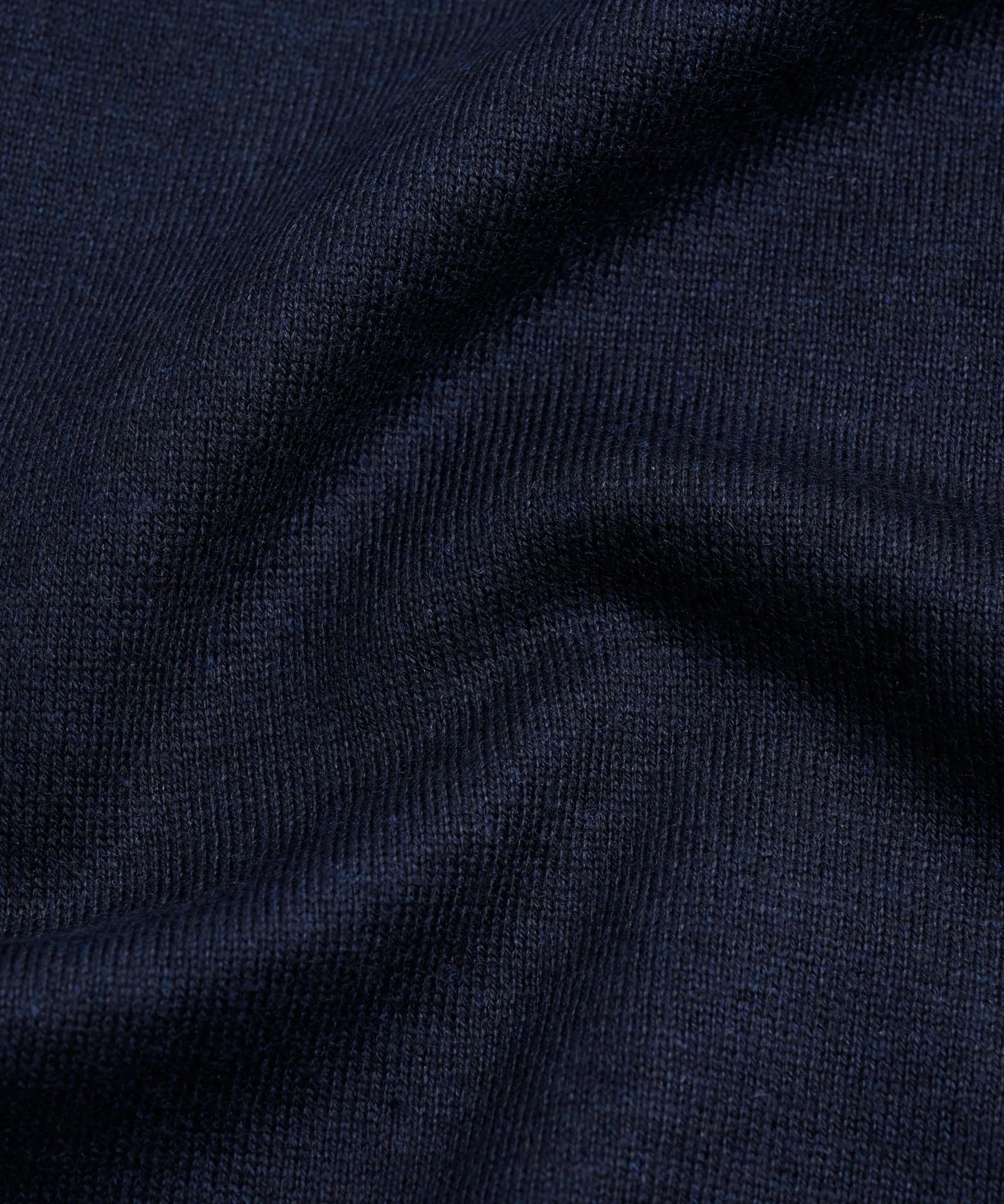 T-shirt katoen/zijde/kasjmier donkerblauw - Image 6
