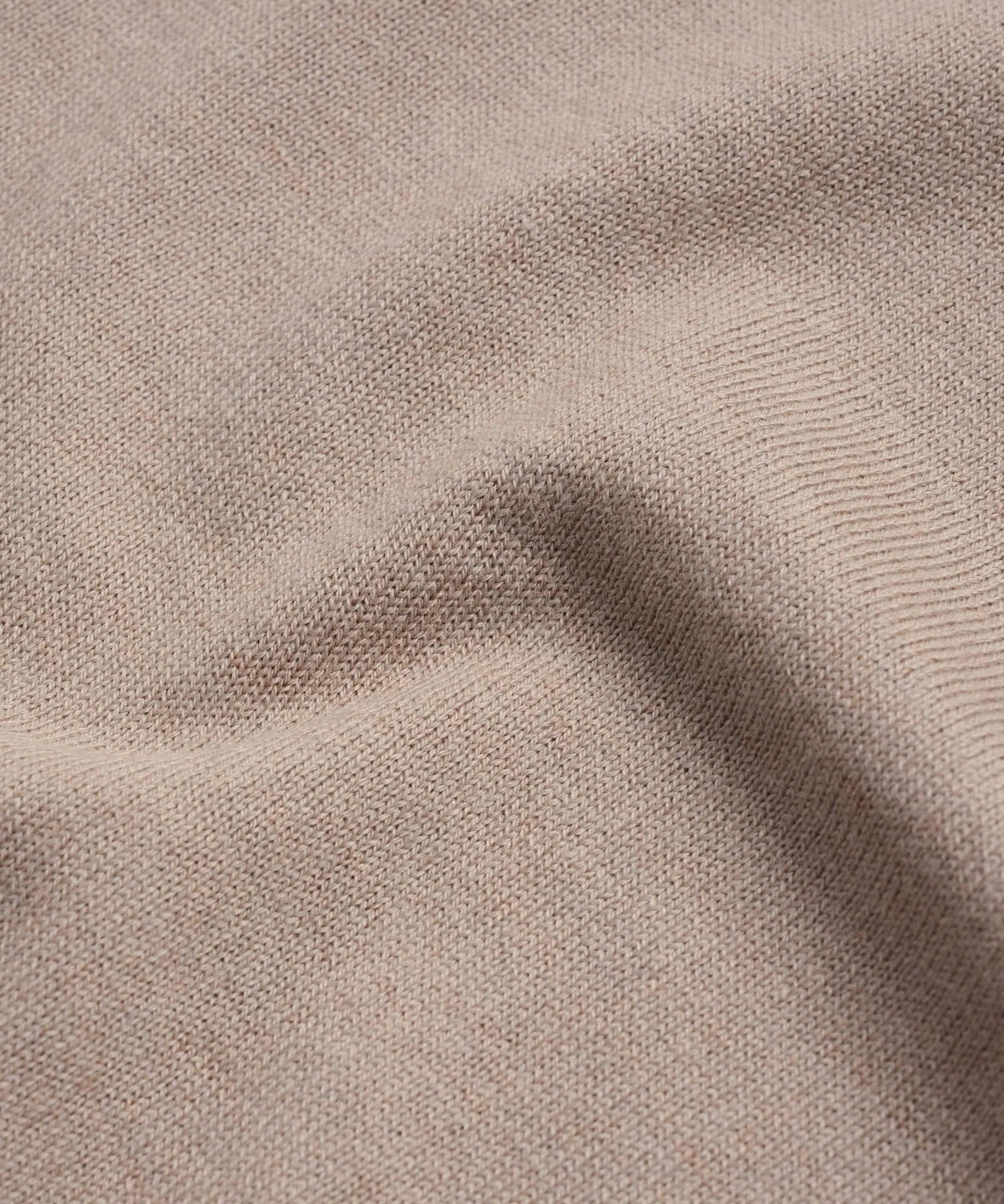 T-shirt katoen/zijde/kasjmier beige - Image 6