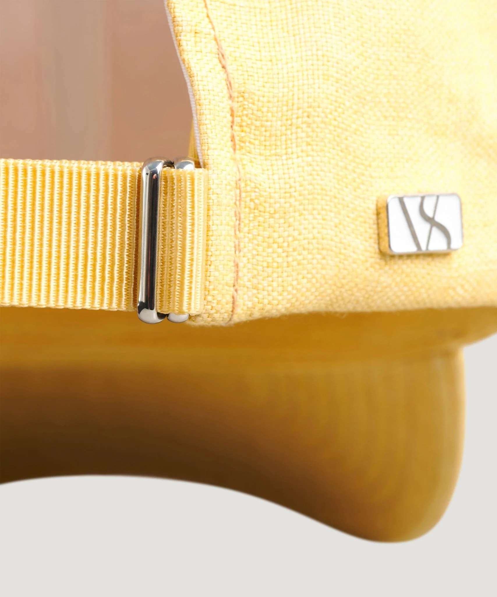 Baseball cap linnen geel - Image 3